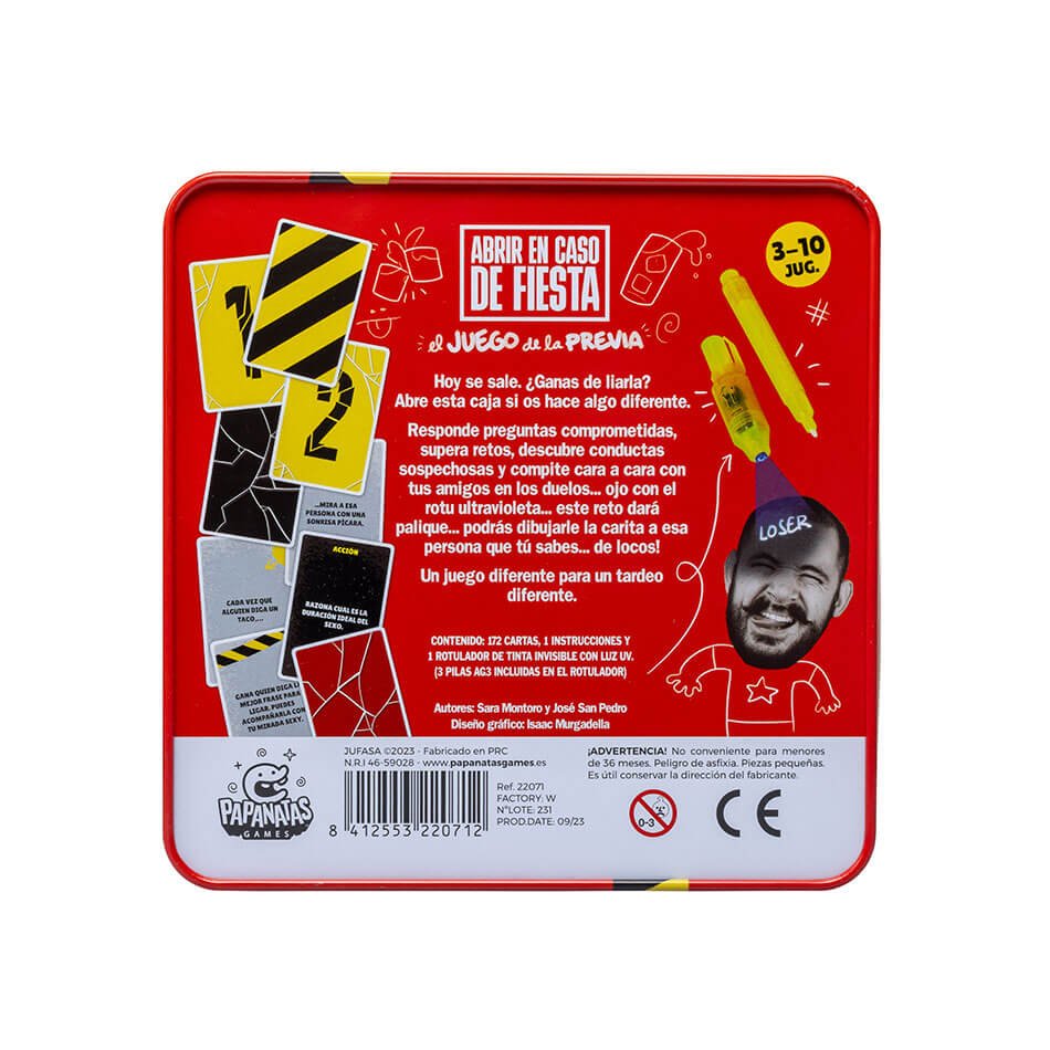 Abrir en caso de Fiesta