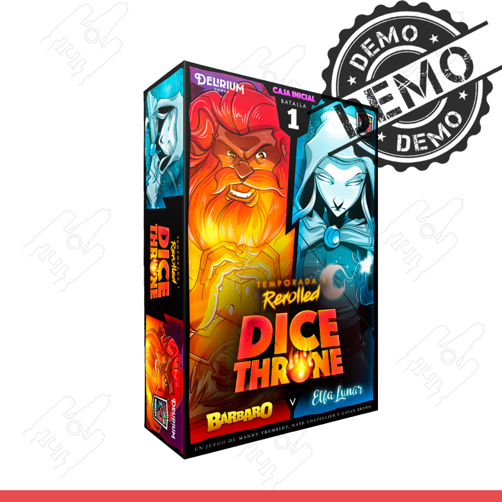 Dice Throne 1: Bárbaro vs Elfa lunar